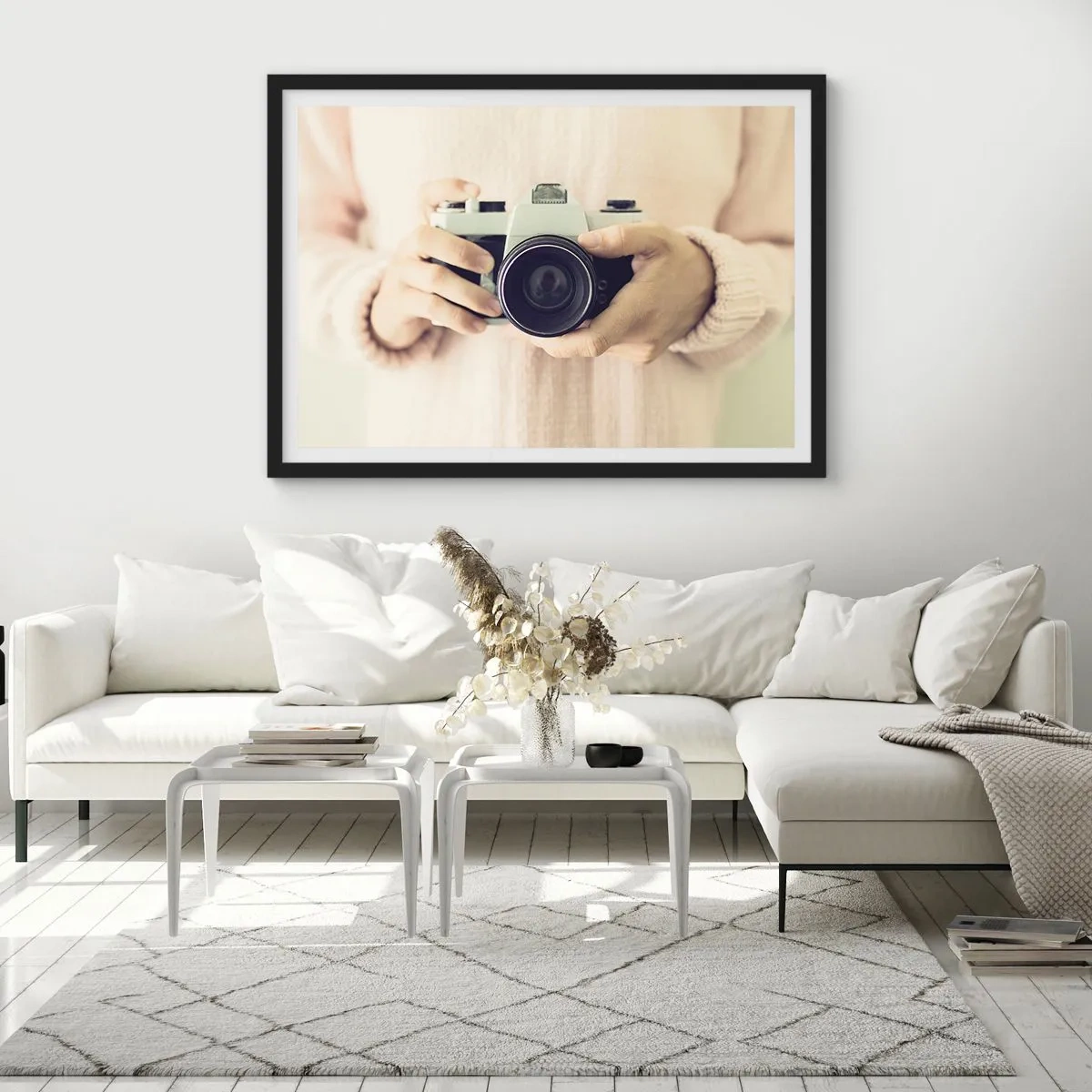 Plakát v černém rámu - Pro více informací… - 70x50 cm