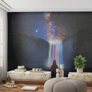 Fototapeta na míru Premium Canvas - Absolutní harmonie - Abstrakce, Vodopád, Fantazie