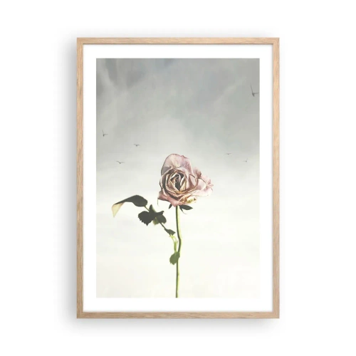 Plakát v rámu světlý dub - Vítání jara - 50x70 cm