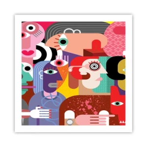 Plakát - My od pána Picassa - 60x60 cm