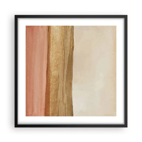 Plakát v černém rámu - Vertikální kompozice - 50x50 cm