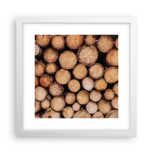 Plakát v bílém rámu - Nový začátek - 30x30 cm