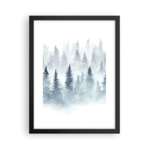 Plakát v černém rámu - Zahalené mlhou - 30x40 cm