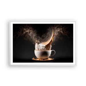 Plakát v bílém rámu - Exploze chuti - 91x61 cm
