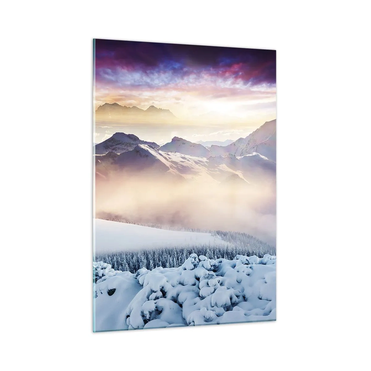 Obraz na skle - Síla a čistota přírody - 50x70 cm