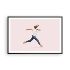 Plakát v černém rámu - Špetka absurdity - 91x61 cm