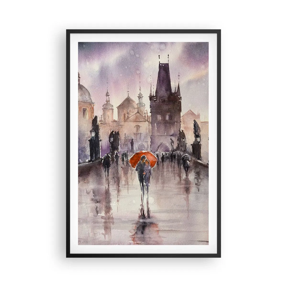 Plakát v černém rámu - Lidé se nemění - 61x91 cm