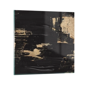 Obraz na skle - Stopa doteku - 40x40 cm