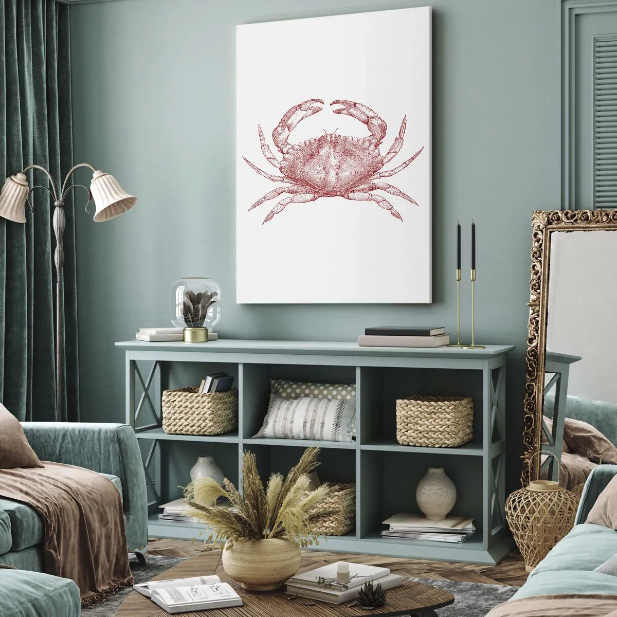 Obraz na plátně - Krab nad kraby - 50x70 cm
