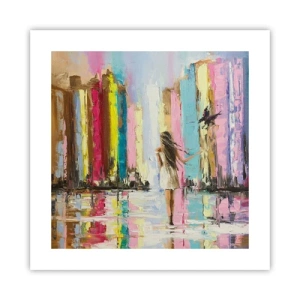 Plakát - Pojď se mnou - 40x40 cm