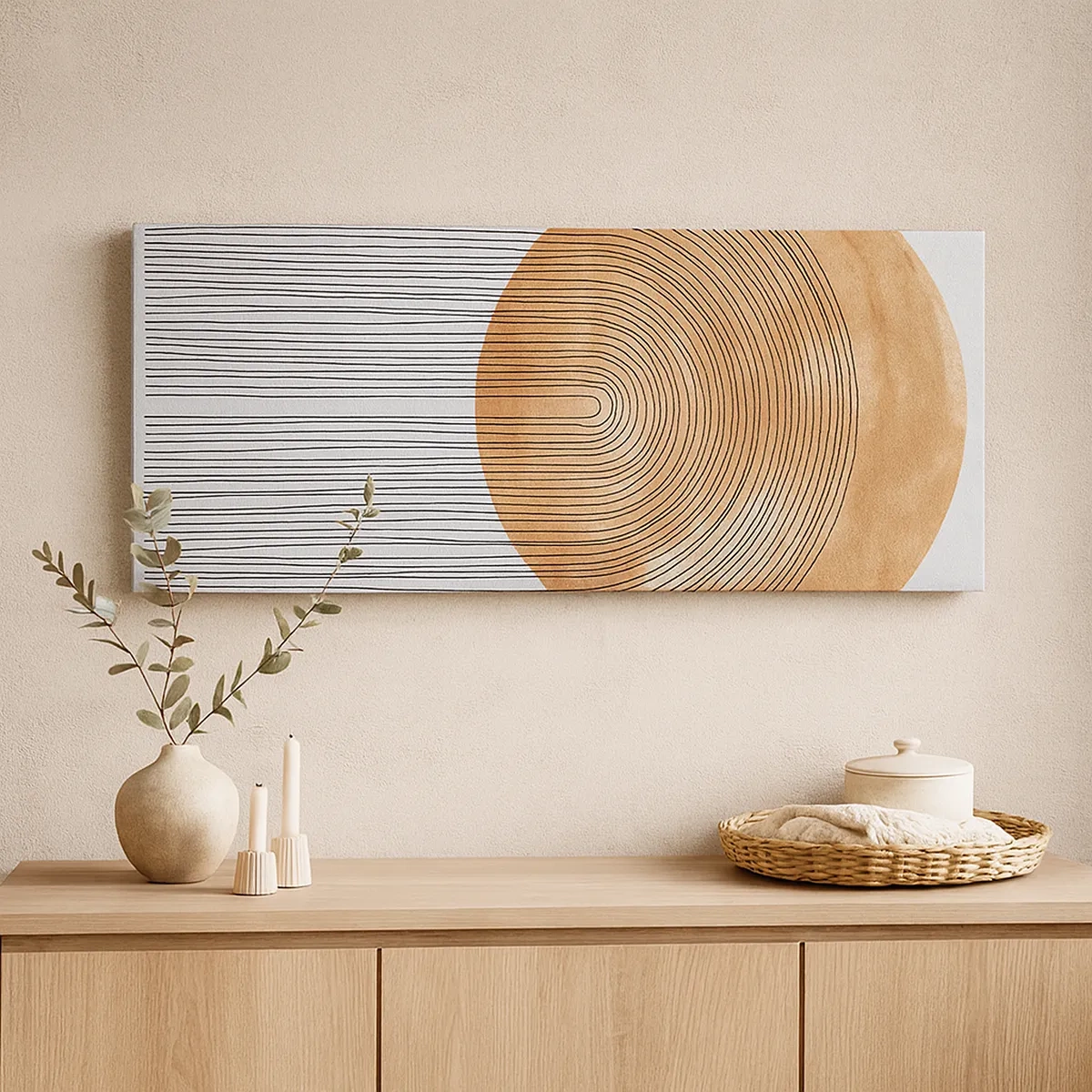 Obraz na plátně - Slunečná kompozice - 30x30 cm