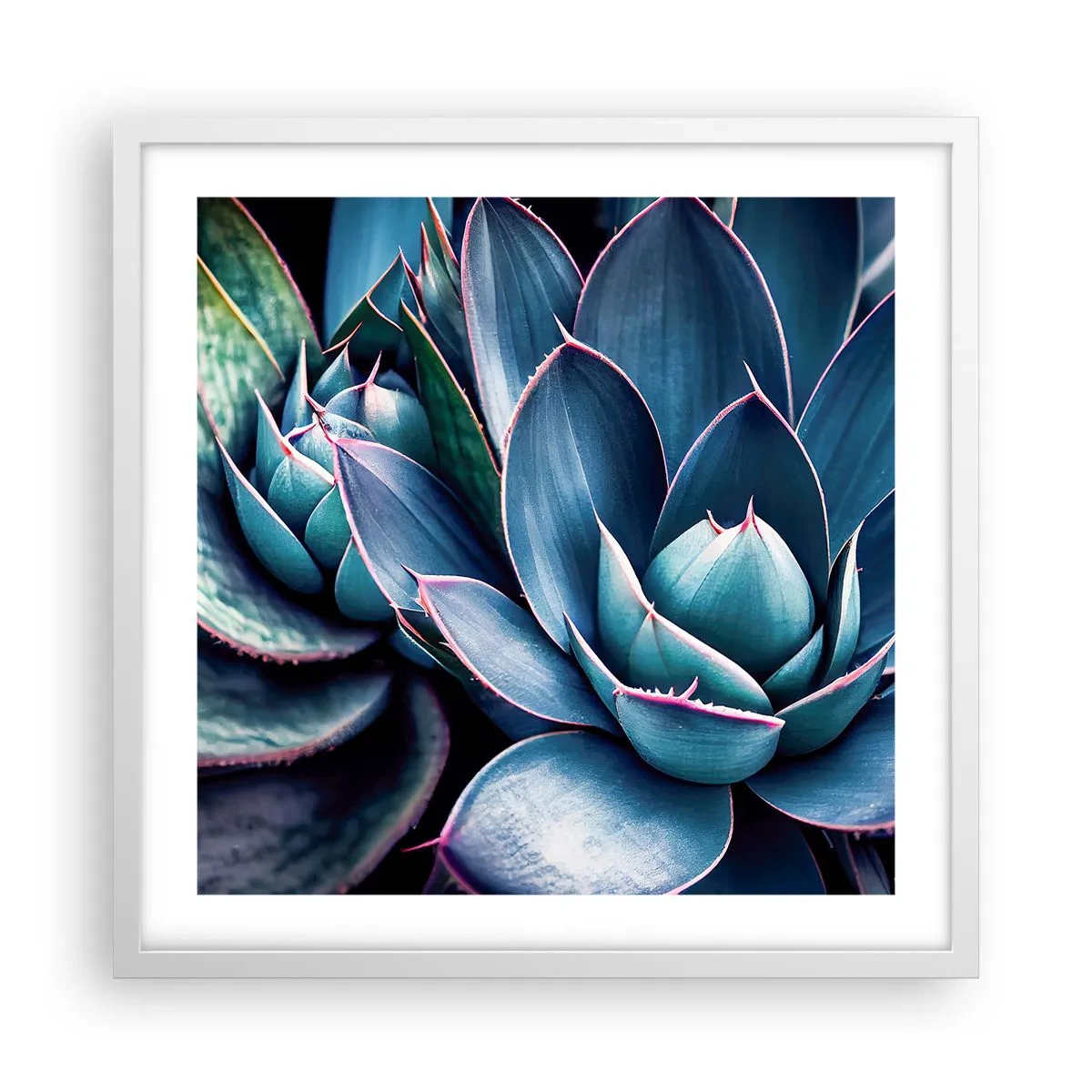 Plakát v bílém rámu - Vitální síla - 50x50 cm