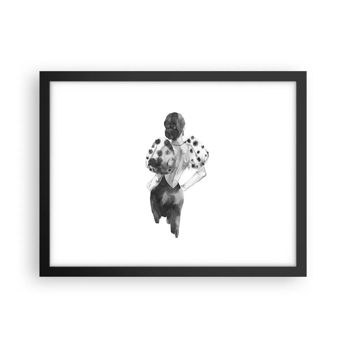 Plakát v černém rámu - Prošla kolem - 40x30 cm