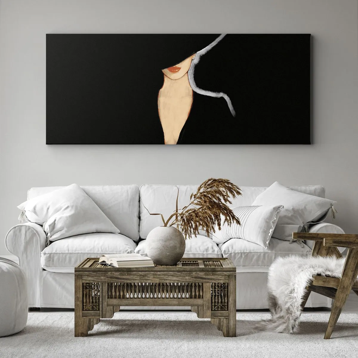 Obraz na plátně - Elegance a styl - 100x40 cm