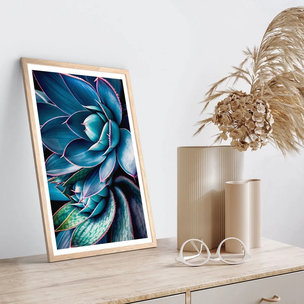 Plakát v rámu světlý dub - Vitální síla - 61x91 cm