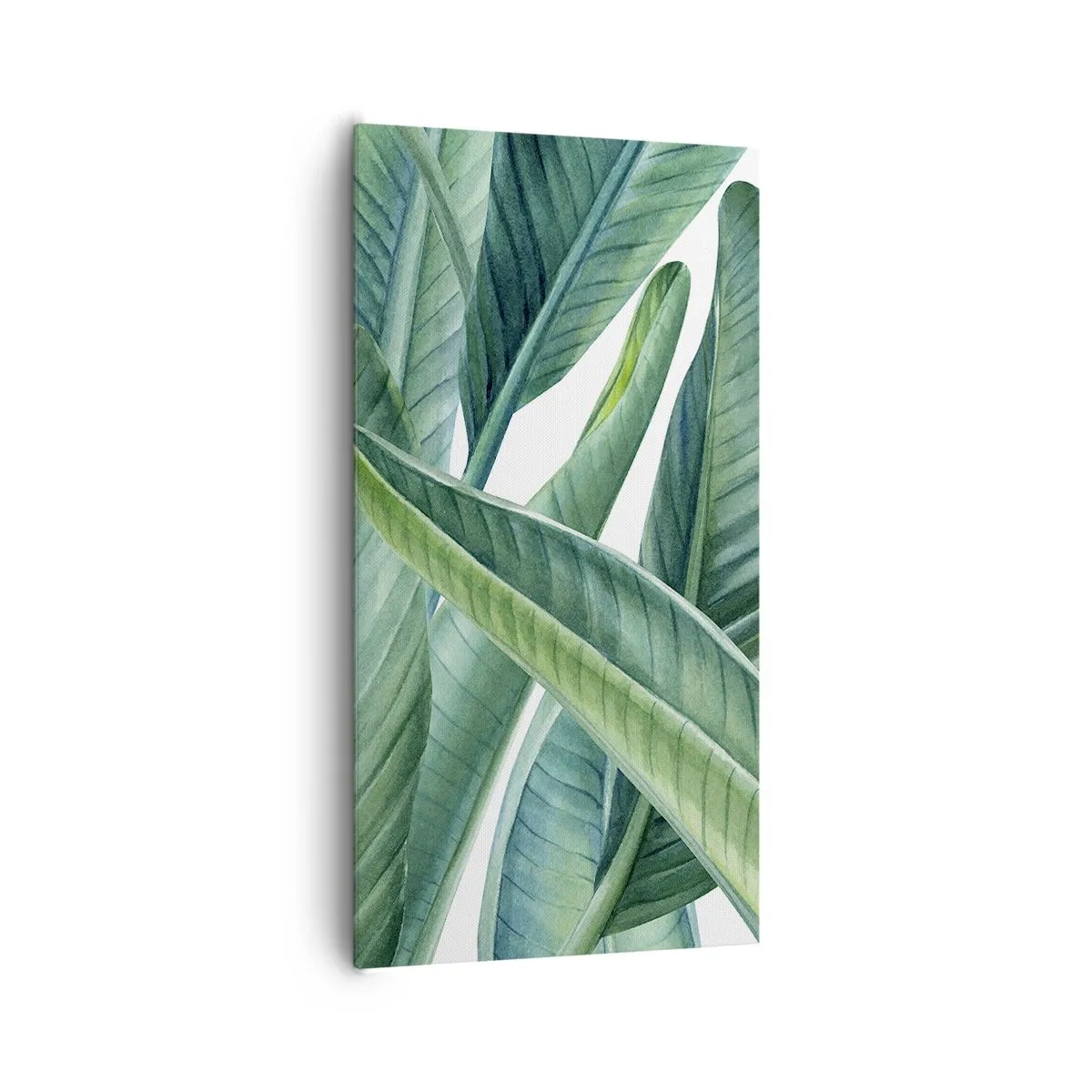 Obraz na plátně - Prostě zelená - 65x120 cm