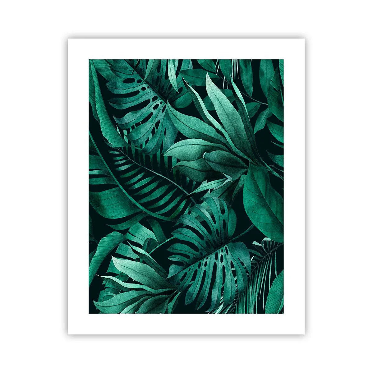 Plakát - Hloubka tropické zeleně - 40x50 cm