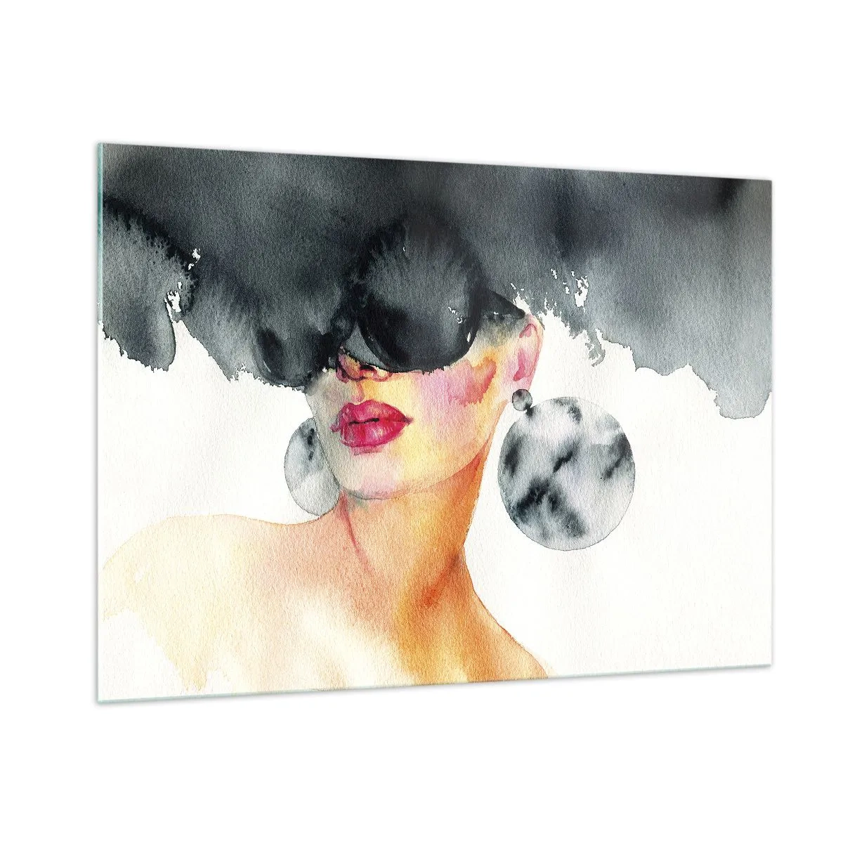 Obraz na skle - Tajemství elegance - 100x70 cm