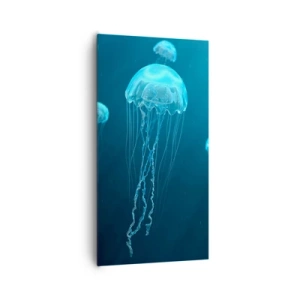 Obraz na plátně - Oceánský tanec - 65x120 cm