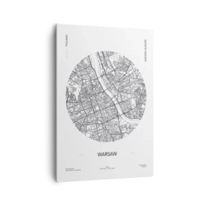 Obraz na plátně - Anatomie Varšavy - 70x100 cm