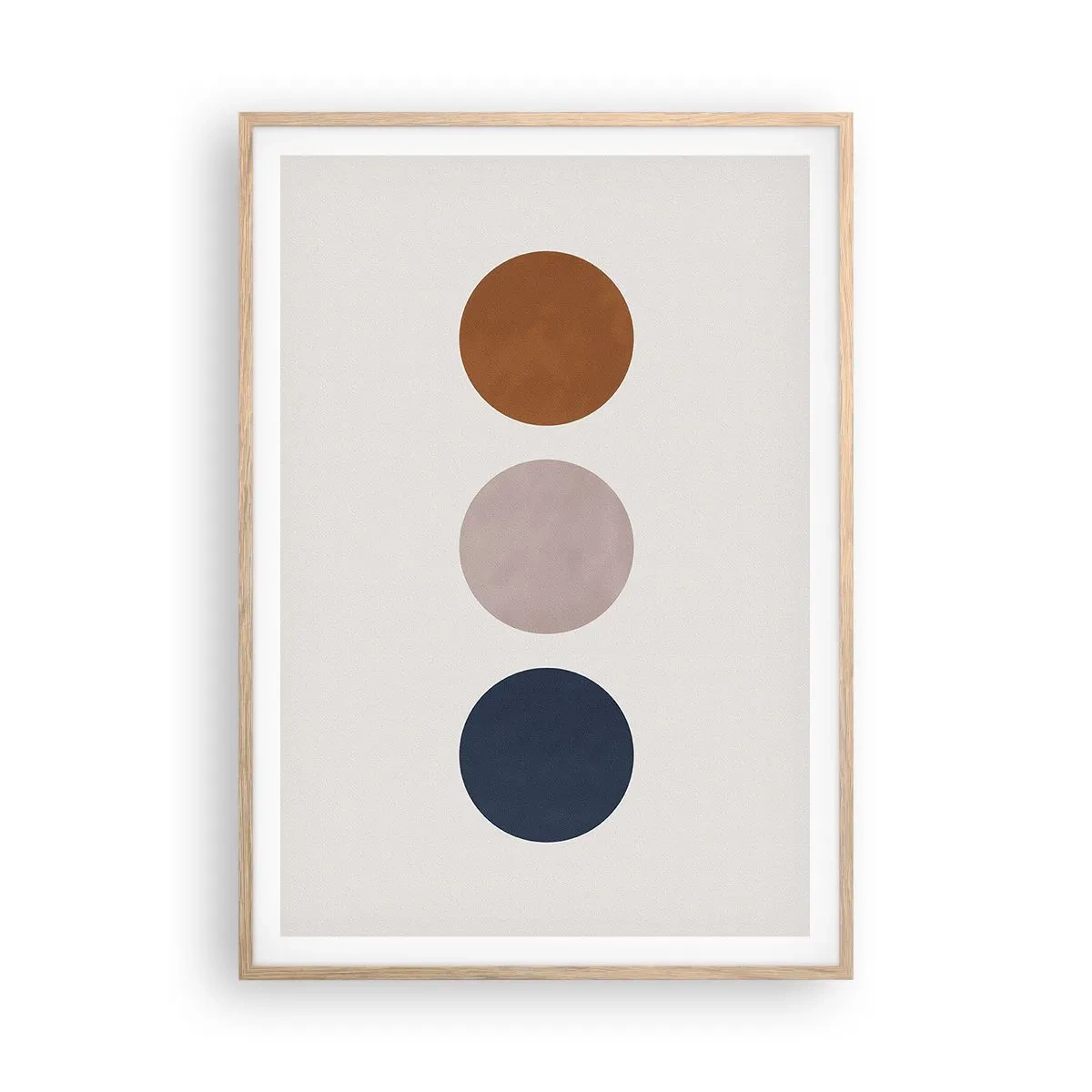 Plakát v rámu světlý dub - Symbol dokonalosti - 70x100 cm