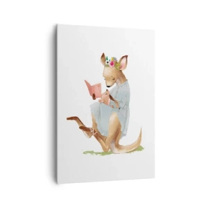 Obraz na plátně - Přečti mi, mami - 70x100 cm