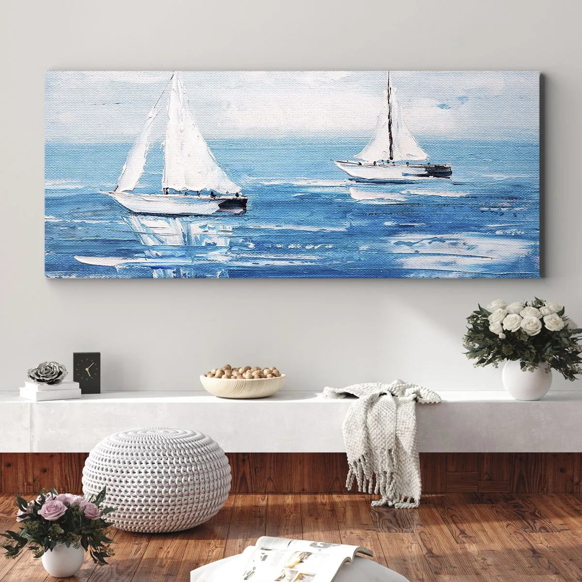 Obraz na plátně - S přítelem po boku - 100x40 cm