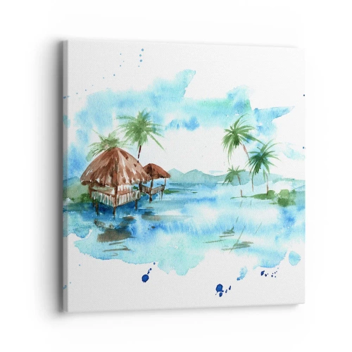 Obraz na plátně - Někde v Pacifiku - 40x40 cm