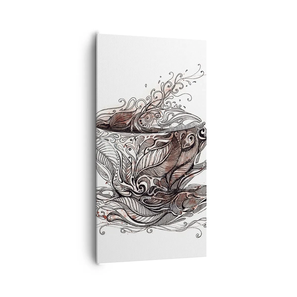 Obraz na plátně - Čaj dobrý na všechno - 65x120 cm