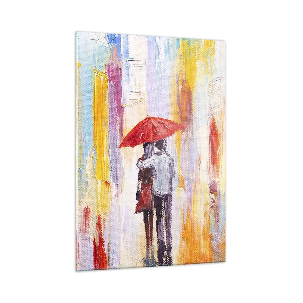 Obraz na skle - Ať prší dál - 50x70 cm