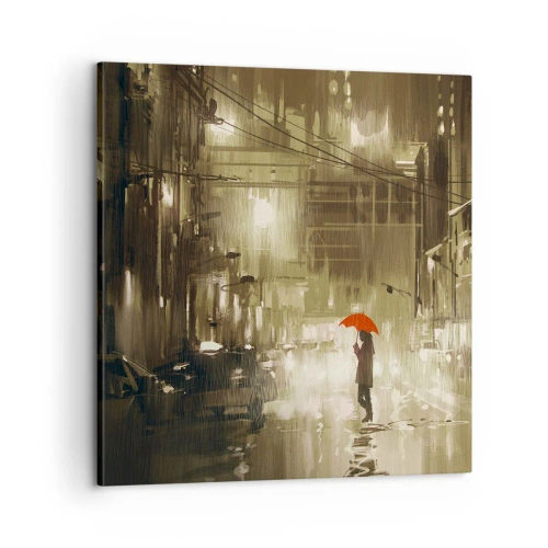 Obraz na plátně - Sama, ale ne osamělá - 60x60 cm