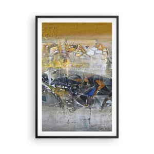 Plakát v černém rámu - Všechno se podaří - 61x91 cm