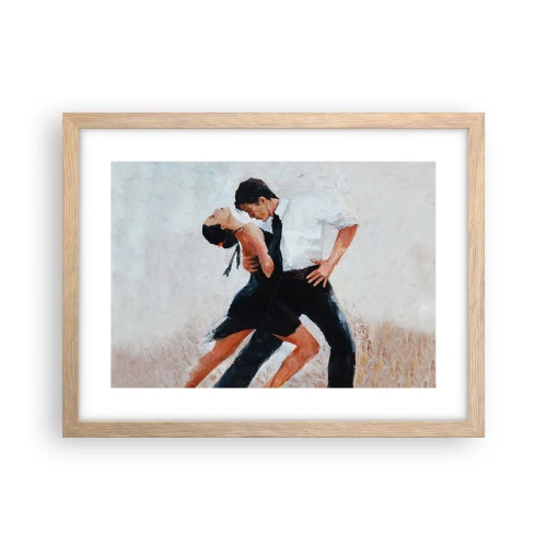Plakát v rámu světlý dub - Tango mých tužeb a snů - 40x30 cm
