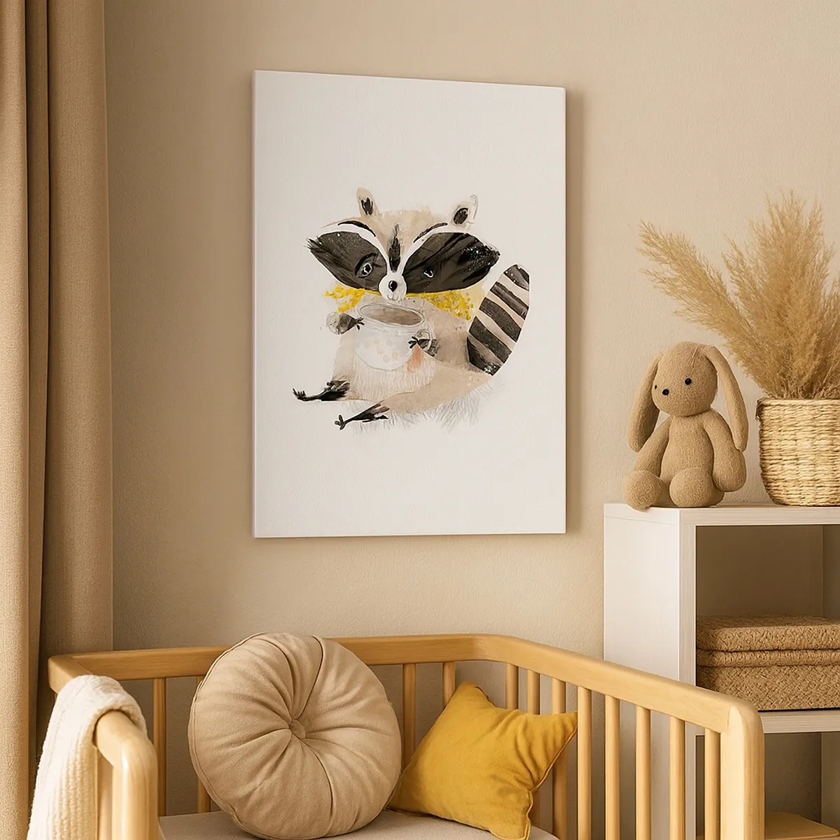 Obraz na plátně - Můj přítel mýval - 50x70 cm