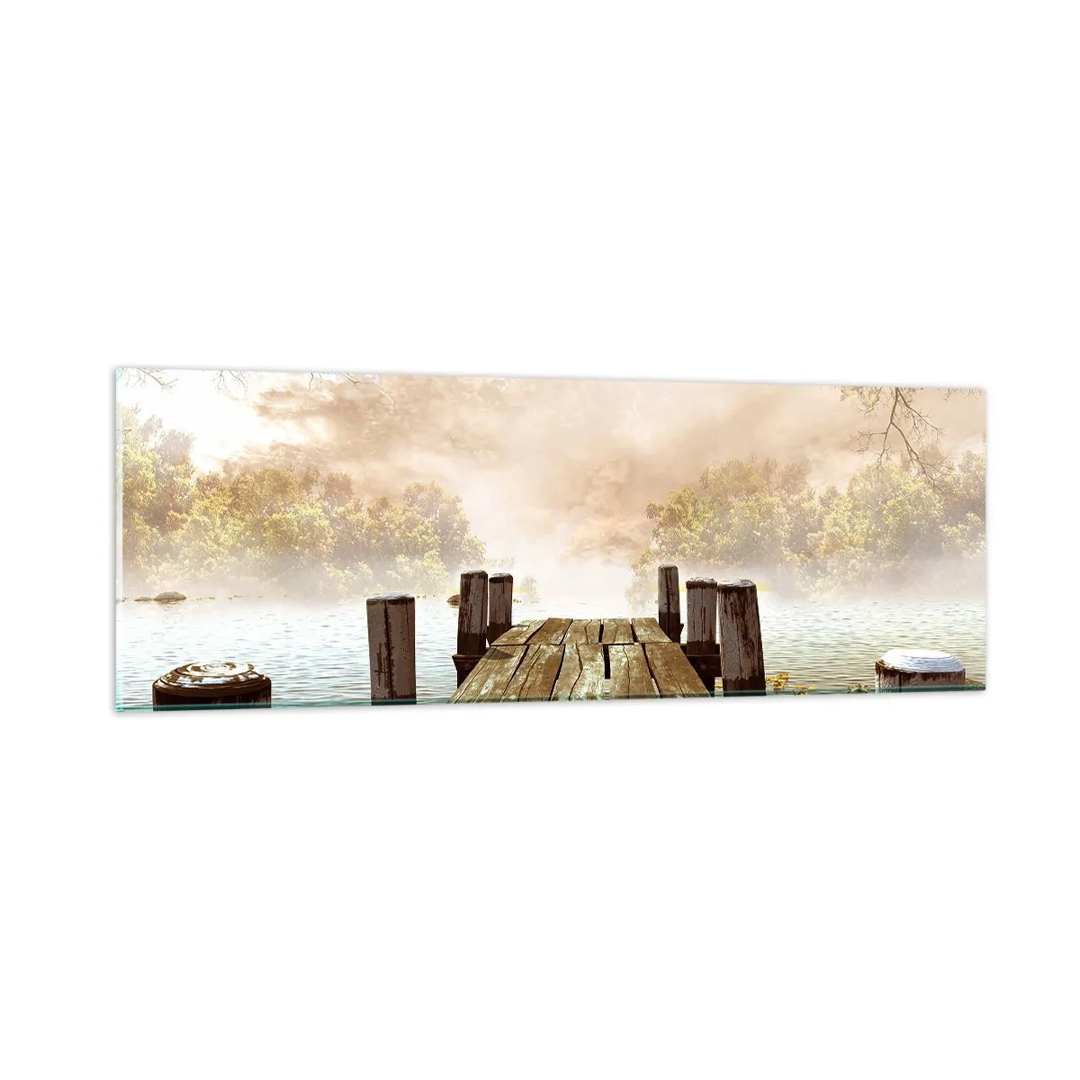 Obraz na skle - Jemný smutek podzimu - 90x30 cm