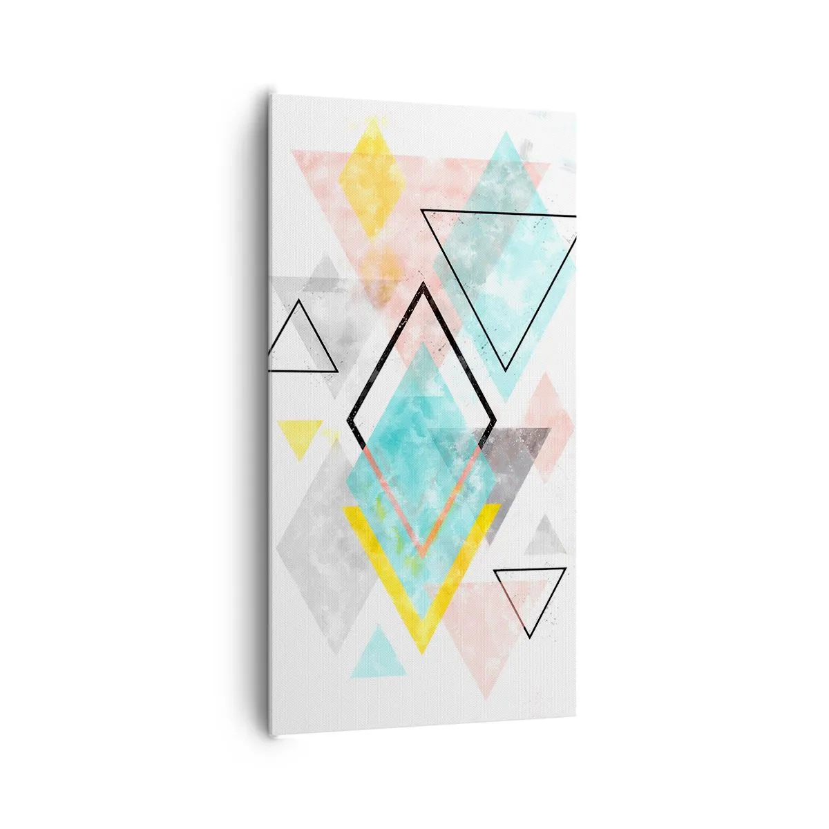 Obraz na plátně - Geometrická zábava - 65x120 cm