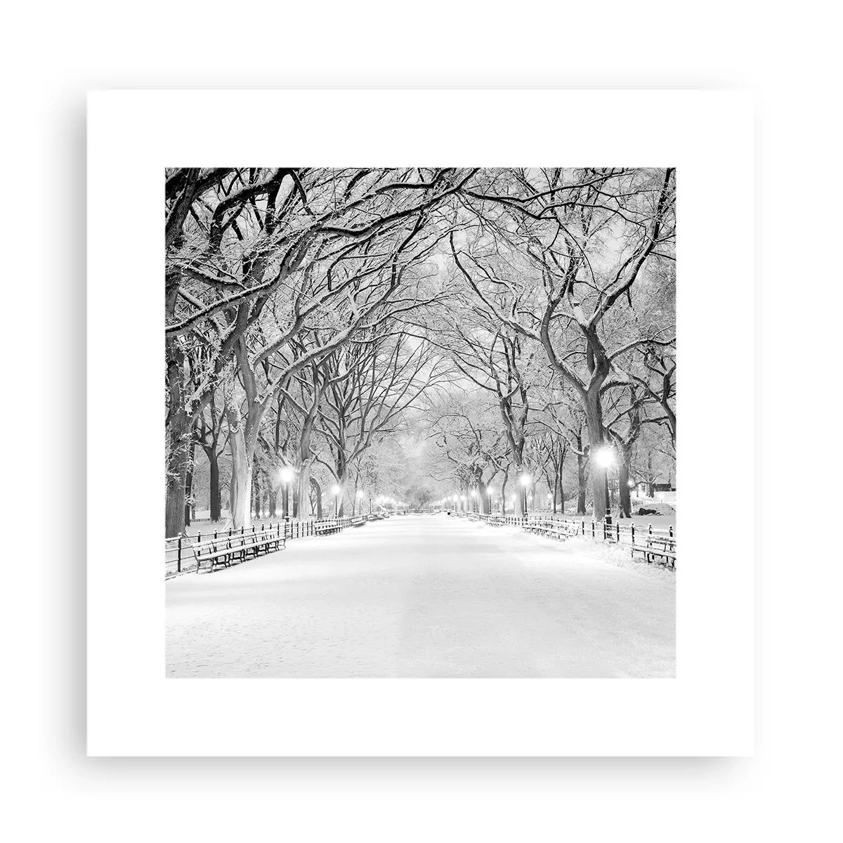 Plakát - Čtyři roční období – zima - 30x30 cm