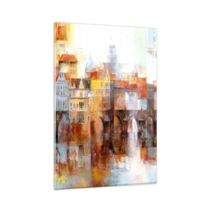 Obraz na skle - Pod mostem je taky krásně - 80x120 cm