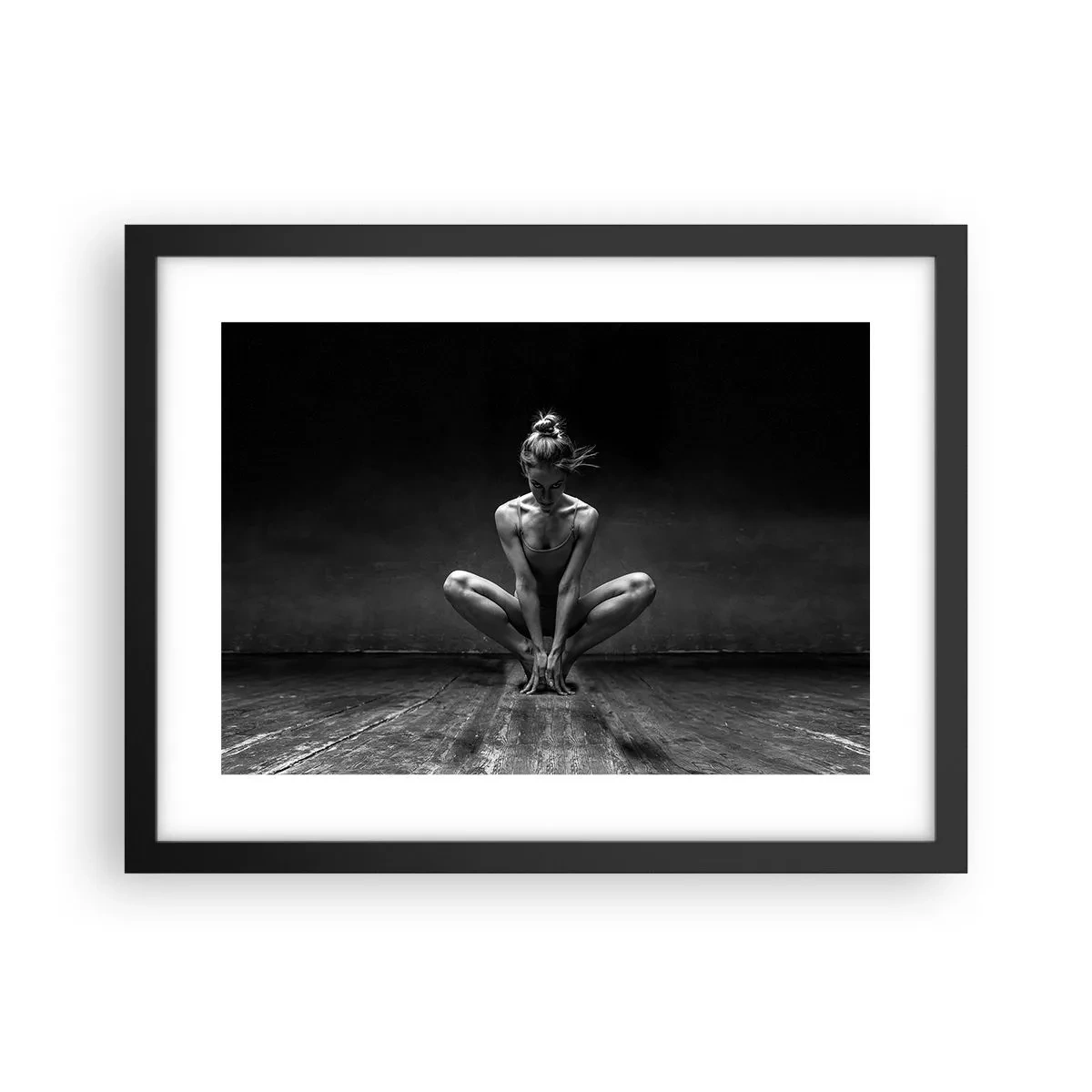 Plakát v černém rámu - Koncentrace taneční energie - 40x30 cm