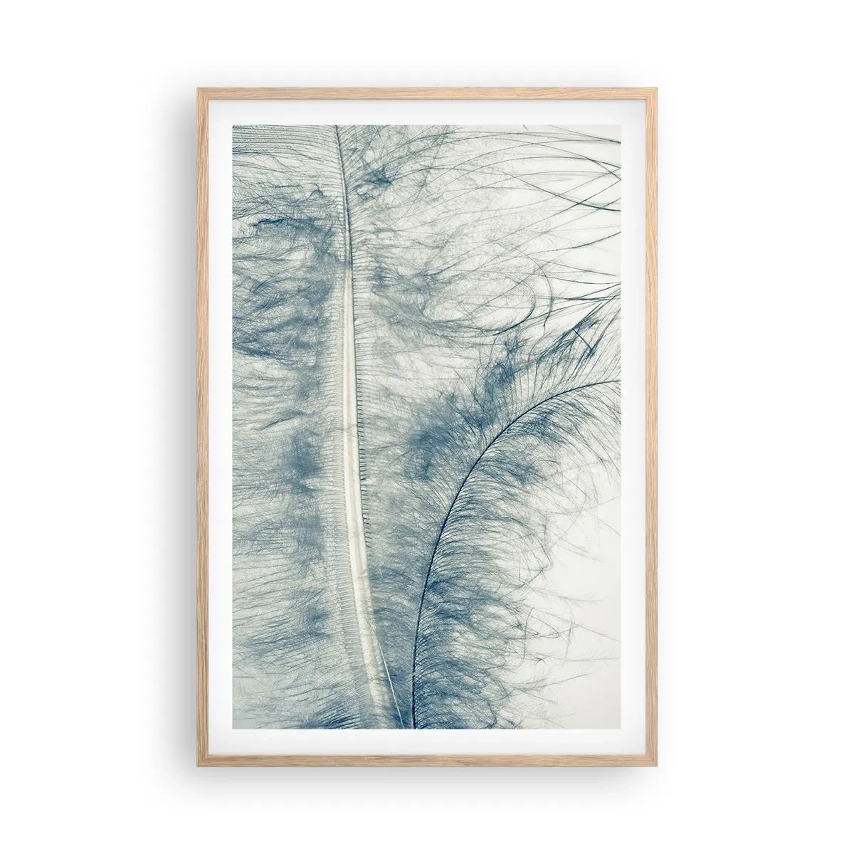 Plakát v rámu světlý dub - Šepot přírody - 61x91 cm