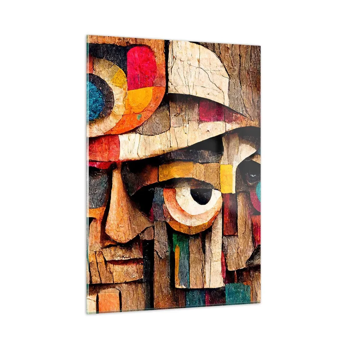 Obraz na skle - Vidím tě… - 50x70 cm