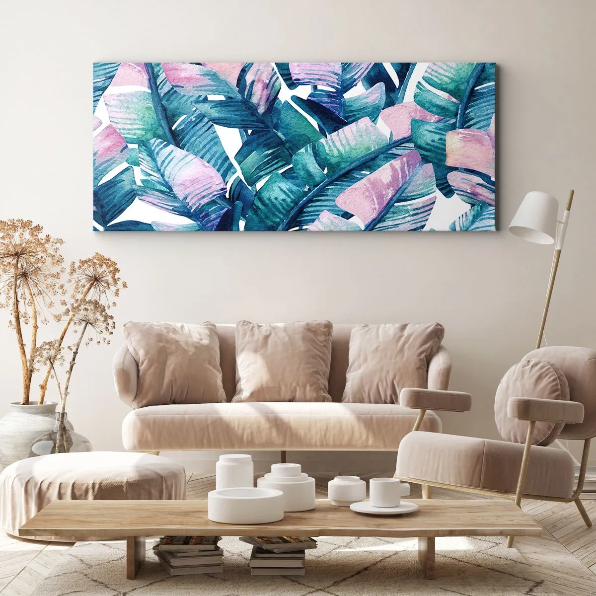 Obraz na plátně - V banánovém háji - 100x40 cm