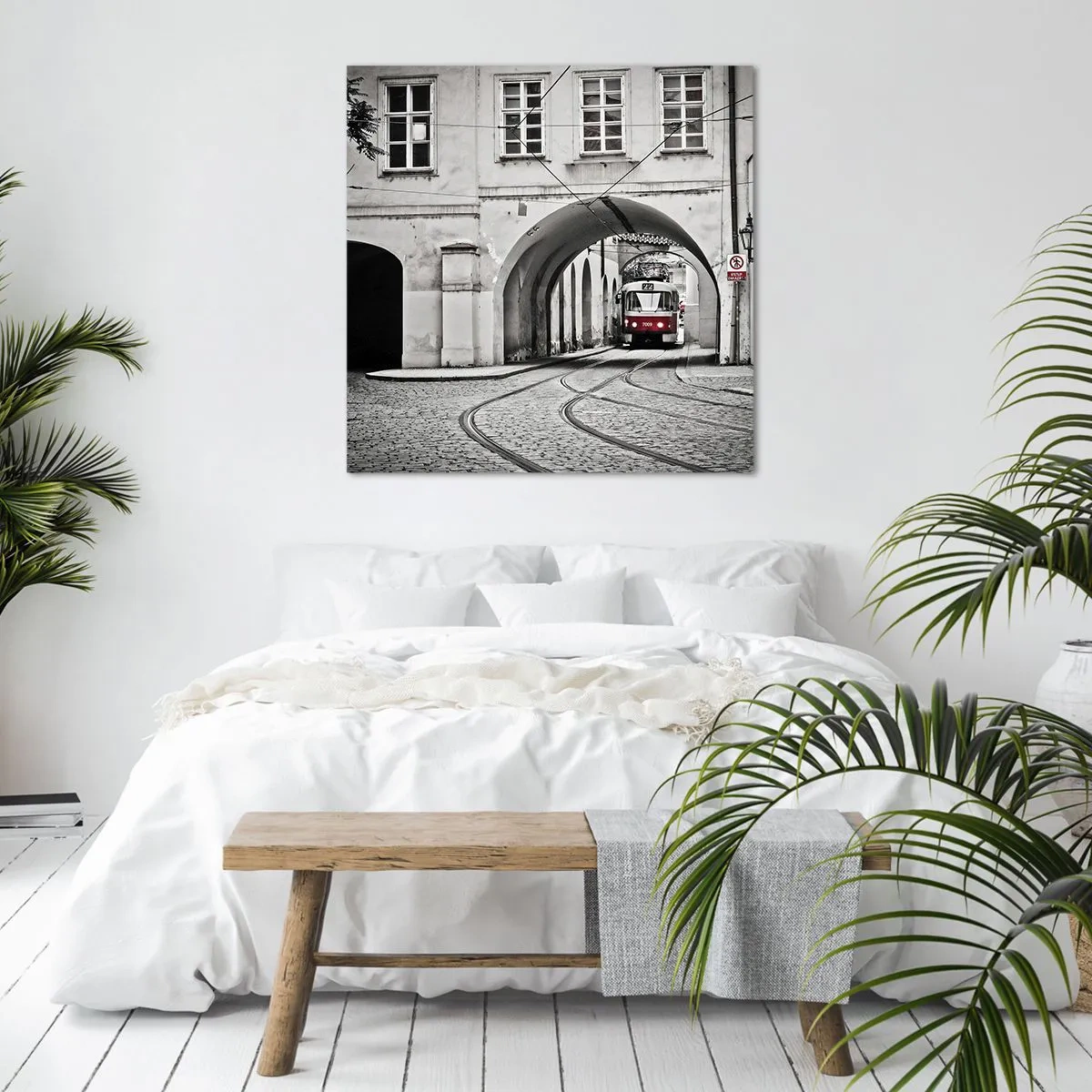 Obraz na plátně - Městským labyrintem - 70x70 cm