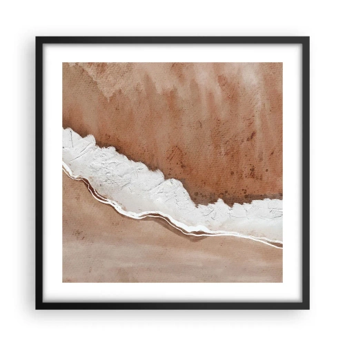 Plakát v černém rámu - V zemitých barvách - 50x50 cm