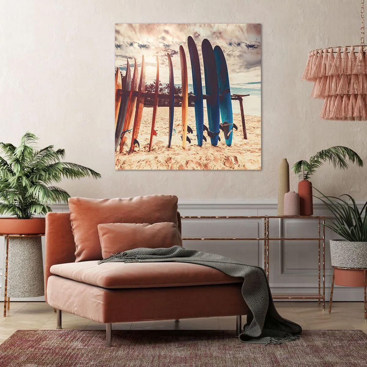 Obraz na plátně - Dobrou noc, nashle zítra. - 70x70 cm