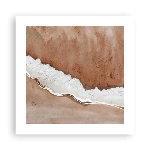 Plakát - V zemitých barvách - 40x40 cm