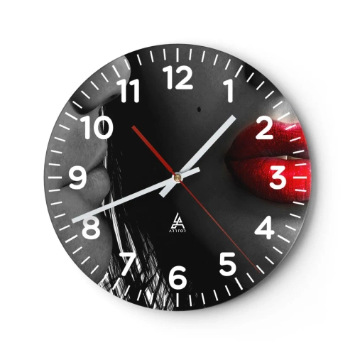 Nástěnné hodiny - Tvář u tváře - 40x40 cm