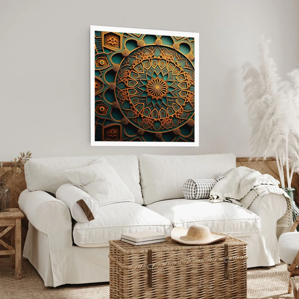 Plakát - V arabském stylu - 30x30 cm