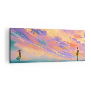 Obraz na plátně - Síla přitažlivosti - 100x40 cm