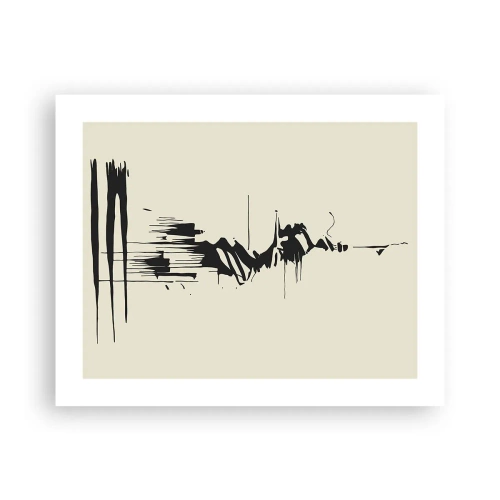 Plakát - Spěšná abstrakce - 50x40 cm